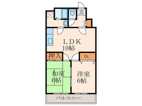 法城ビルの物件間取画像